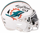 Dwight Stephenson Signed Miami Dolphins Riddell Mid-Size (MIDI) SpeedFlex Helmet w/HOF'98