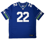 Rashid Shaheed Autographed Seattle Seahawks Royal Blue Alternate Nike Game Jersey Beckett Witnessed