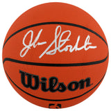 John Stockton Signed Wilson Indoor/Outdoor NBA Basketball