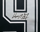 Los Angeles Kings Wayne Gretzky Autographed Framed Black Authentic Mitchell & Ness Vintage Throwback 1992-1993 Jersey UDA Holo Stock #267453