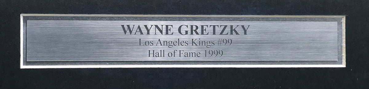 Los Angeles Kings Wayne Gretzky Autographed Framed Black Authentic Mitchell & Ness Vintage Throwback 1992-1993 Jersey UDA Holo Stock #267453