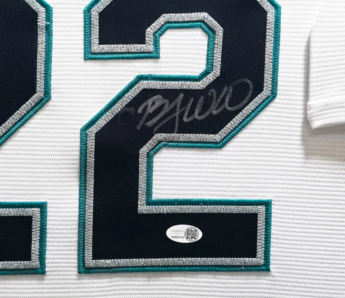 Seattle Mariners Bryan Woo Autographed Framed White Nike Jersey JSA Witness Stock #267815