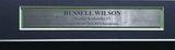 Seattle Seahawks Russell Wilson Autographed Framed White Nike Jersey RW Holo & Beckett BAS Stock #267816