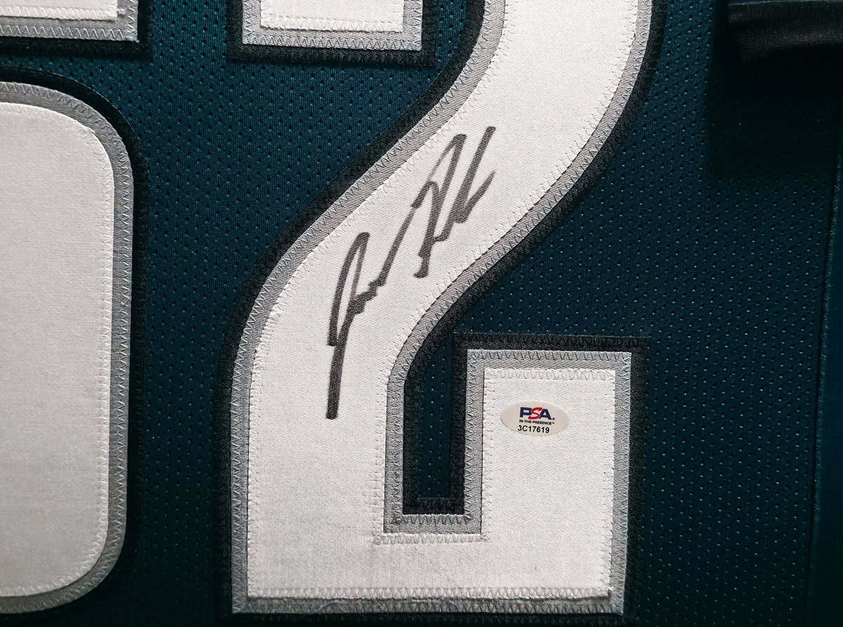 Philadelphia Eagles Jason Kelce Autographed Framed Green Jersey PSA/DNA ITP Stock #267817