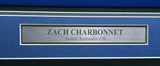 Seattle Seahawks Zach Charbonnet Autographed Framed Blue Throwback Jersey MCS Holo Stock #268090