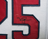 St. Louis Cardinals, Chicago Cubs Mark McGwire & Sammy Sosa Autographed Framed Red, White & Blue Jersey Beckett BAS Witness Stock #268092