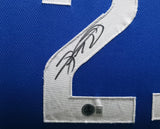 St. Louis Cardinals, Chicago Cubs Mark McGwire & Sammy Sosa Autographed Framed Red, White & Blue Jersey Beckett BAS Witness Stock #268092