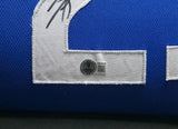 St. Louis Cardinals, Chicago Cubs Mark McGwire & Sammy Sosa Autographed Framed Red, White & Blue Jersey Beckett BAS Witness Stock #268092