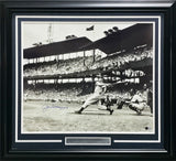 Joe DiMaggio Autographed Framed 20x24 Photo New York Yankees Beckett BAS QR Stock #267820