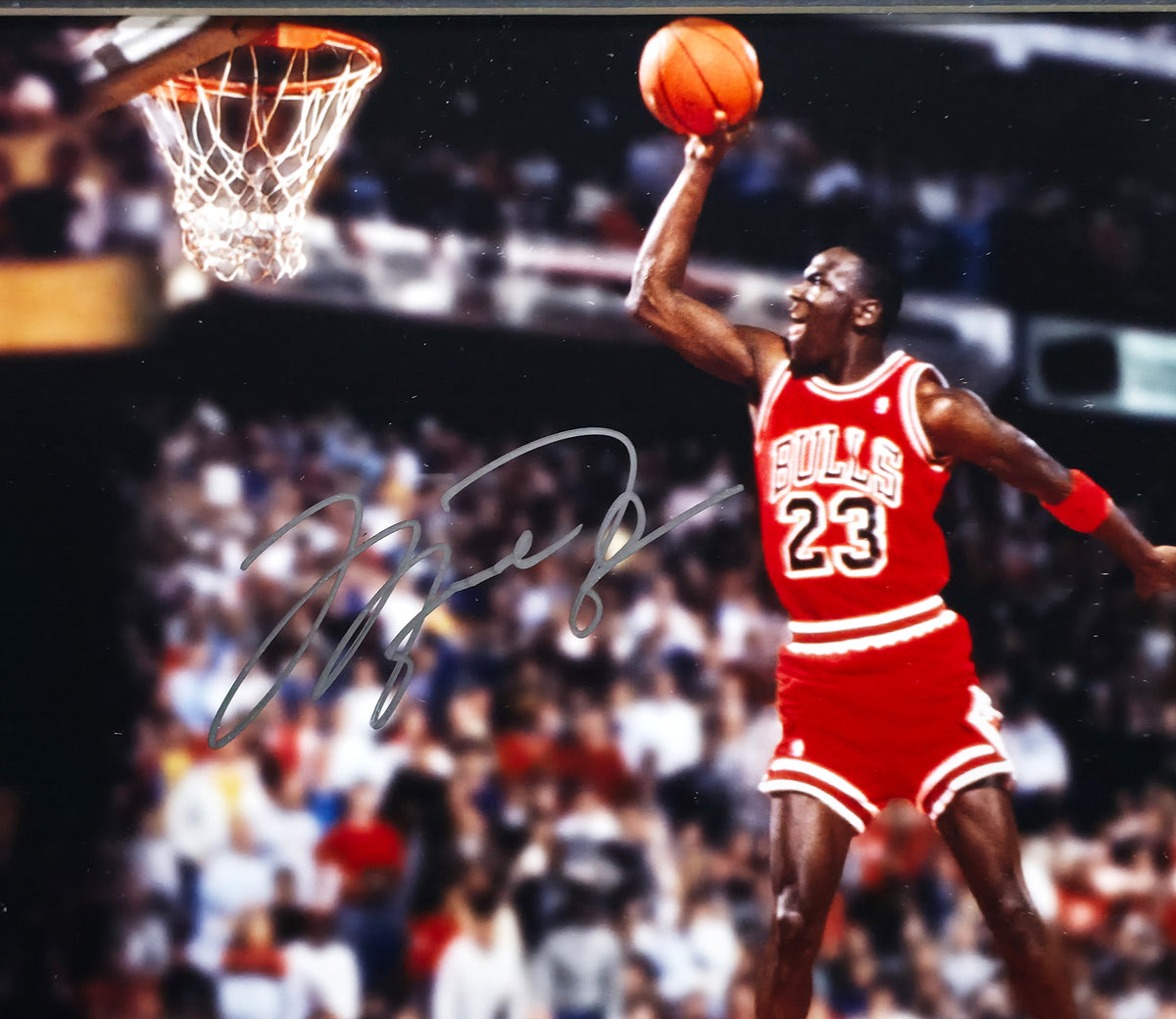 Michael Jordan & Julius "Dr. J" Erving Autographed Framed 16x20 Photo #/150 UDA Holo Stock #267822
