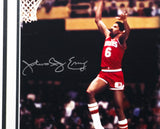 Michael Jordan & Julius "Dr. J" Erving Autographed Framed 16x20 Photo #/150 UDA Holo Stock #267822