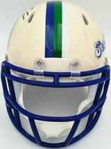 Brian Bosworth Autographed Seattle Seahawks Cream Speed Mini Helmet Retro Beckett BAS Witness Stock #268129
