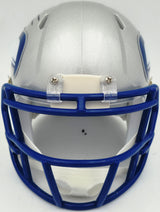 Brian Bosworth Autographed Seattle Seahawks Silver Speed Mini Helmet T/B 83-01 Beckett BAS Witness Stock #268130