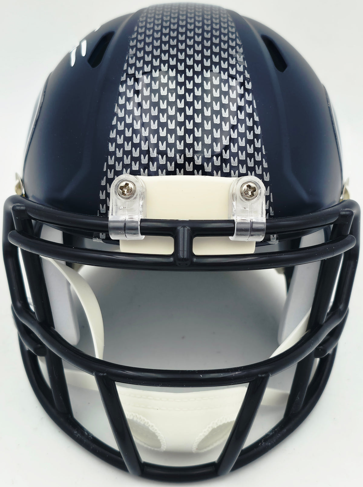 Brian Bosworth Autographed Seattle Seahawks Blue Speed Mini Helmet Beckett BAS Witness Stock #268131