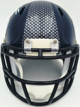 Brian Bosworth Autographed Seattle Seahawks Blue Speed Mini Helmet Beckett BAS Witness Stock #268131