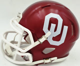 Brian Bosworth Autographed Oklahoma Sooners Crimson Speed Mini Helmet Beckett BAS Witness Stock #268132