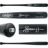 Andruw Jones Autographed Black Louisville Slugger Pro Stock Baseball Bat Atlanta Braves Beckett BAS Witness Stock #268125