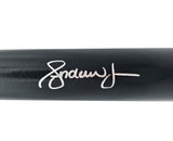 Andruw Jones Autographed Black Louisville Slugger Pro Stock Baseball Bat Atlanta Braves Beckett BAS Witness Stock #268125