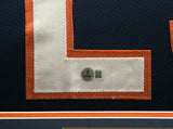 Chicago Bears Devin Hester Autographed Framed Blue Jersey Beckett BAS QR Stock #252812
