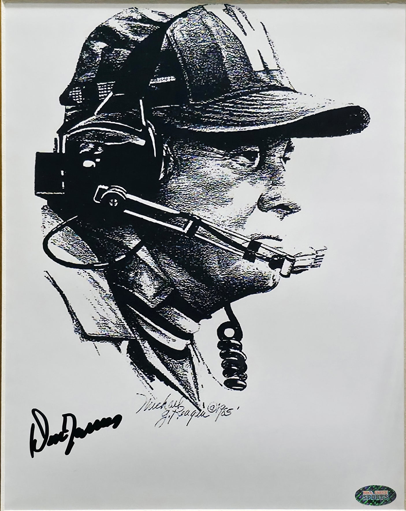 Don James Autographed Framed 8x10 Photo Washington Huskies MCS Holo Stock #253365