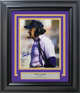 Don James Autographed Framed 8x10 Photo Washington Huskies MCS Holo Stock #253363