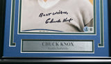 Chuck Knox Autographed Framed 8x10 Photo Seattle Seahawks "Best Wishes" MCS Holo Stock #253366