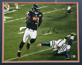 Devin Hester Autographed Framed 16x20 Photo Chicago Bears Beckett BAS QR Stock #253603