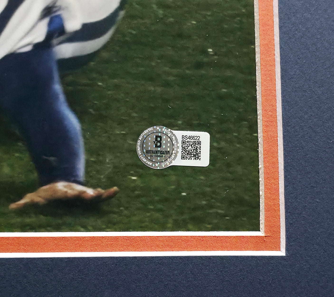 Devin Hester Autographed Framed 16x20 Photo Chicago Bears Beckett BAS QR Stock #253603