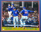 Pat Hughes Autographed Framed 16x20 Photo Chicago Cubs Announcer 2016 WS Last Call JSA Stock #253609