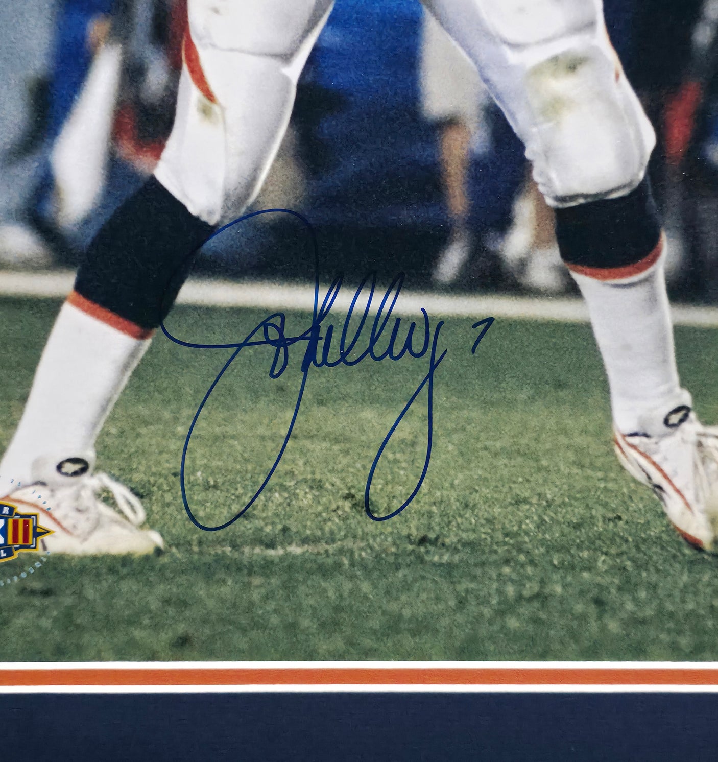John Elway Autographed Framed 16x20 Photo Denver Broncos Beckett BAS QR Stock #253602