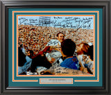 1972 Miami Dolphins Perfect Season Team Autographed Framed 20x24 Photo With 40+ Signatures Including Don Shula & Bob Griese Beckett BAS QR Stock #252816