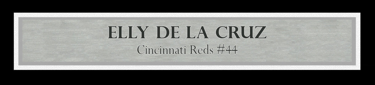 Elly De La Cruz Autographed Framed 16x20 Photo Cincinnati Reds Home Run Trot Beckett BAS Witness Stock #253253
