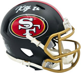 Kaelon Black Autographed San Francisco 49ers Black Rivalries Speed Mini Helmet Grad Witness Stock #268201