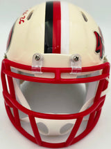 Kaelon Black Autographed San Francisco 49ers Cream Retro Speed Mini Helmet Grad Witness Stock #268202