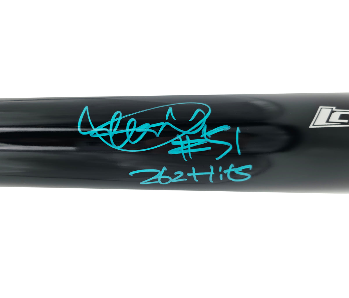 Ichiro Suzuki Autographed Black Mizuno Player Model Baseball Bat Seattle Mariners "262 Hits & #51" IS Holo & Beckett BAS Witness Stock #268220