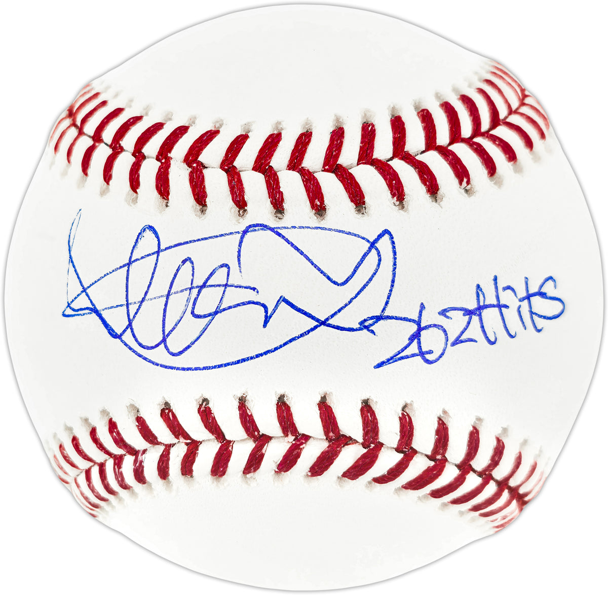 Ichiro Suzuki Autographed Official MLB Baseball Seattle Mariners "262 Hits" IS Holo & Beckett BAS Witness Stock #268221