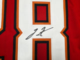 Tampa Bay Buccaneers Leonard Fournette Autographed Red Jersey JSA Witness Stock #268182