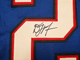 Buffalo Bills DJ Moore Autographed Blue Jersey Beckett BAS Witness Stock #268188