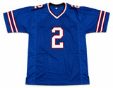 Buffalo Bills DJ Moore Autographed Blue Jersey Beckett BAS Witness Stock #268188