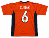 Chicago Bears Jay Cutler Autographed Orange Jersey Beckett BAS Witness Stock #268191