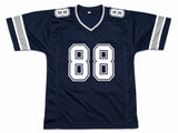 Dallas Cowboys Dez Bryant Autographed Navy Jersey Beckett BAS Witness Stock #268192