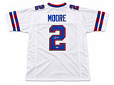 Buffalo Bills DJ Moore Autographed White Jersey Beckett BAS Witness Stock #268189