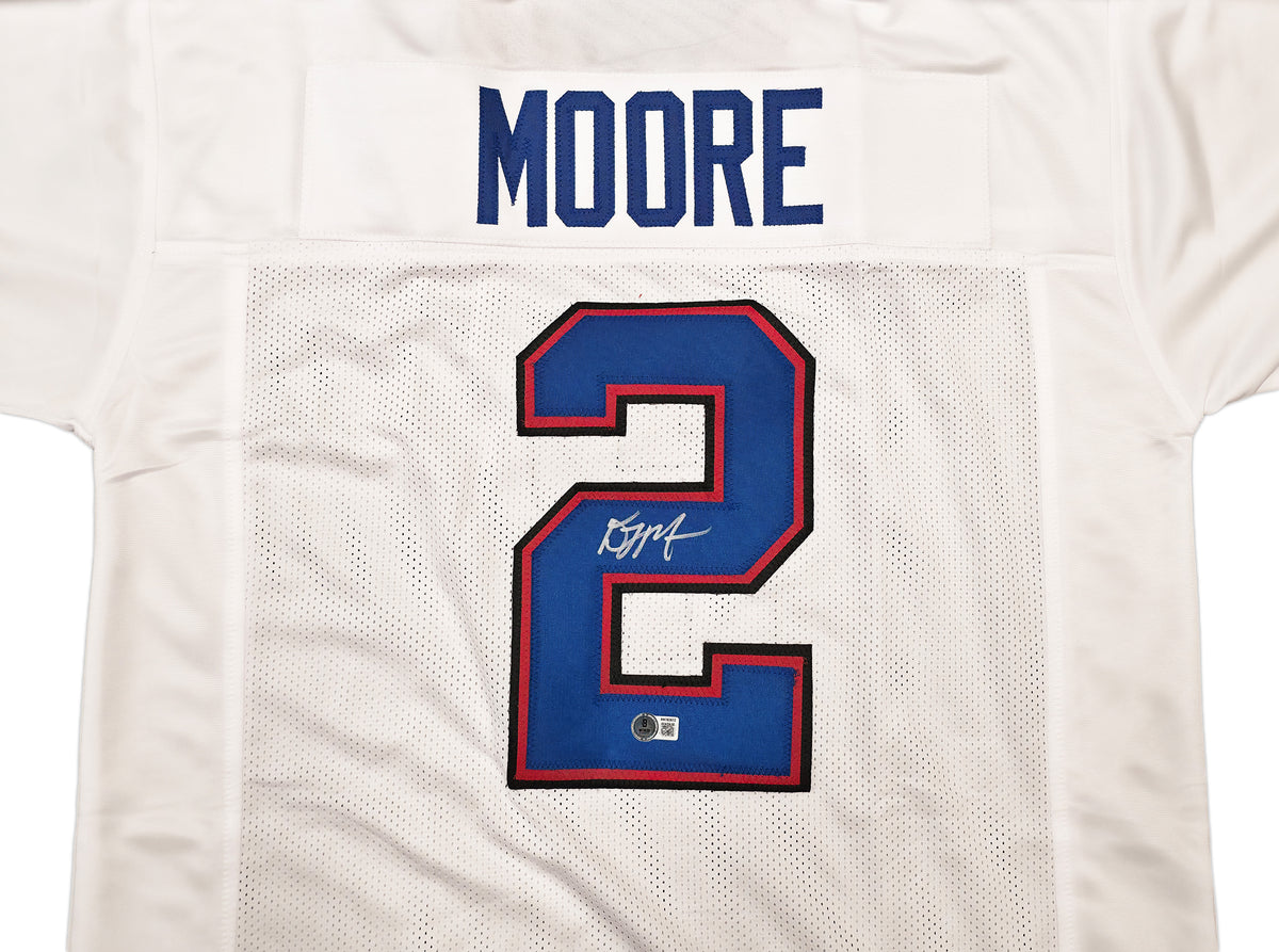 Buffalo Bills DJ Moore Autographed White Jersey Beckett BAS Witness Stock #268189
