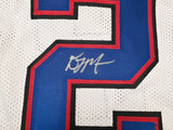 Buffalo Bills DJ Moore Autographed White Jersey Beckett BAS Witness Stock #268189