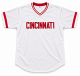 Cincinnati Reds Eric Davis Autographed White Jersey Beckett BAS Witness Stock #268190