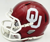 Brian Bosworth Autographed Oklahoma Sooners Crimson Speed Mini Helmet Beckett BAS QR Stock #268194