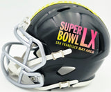 Leonard Williams Autographed Seattle Seahawks Black Super Bowl LX Logo Speed Mini Helmet Grad Witness Stock #268195
