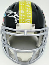 Leonard Williams Autographed Seattle Seahawks Black Super Bowl LX Logo Speed Mini Helmet Grad Witness Stock #268195