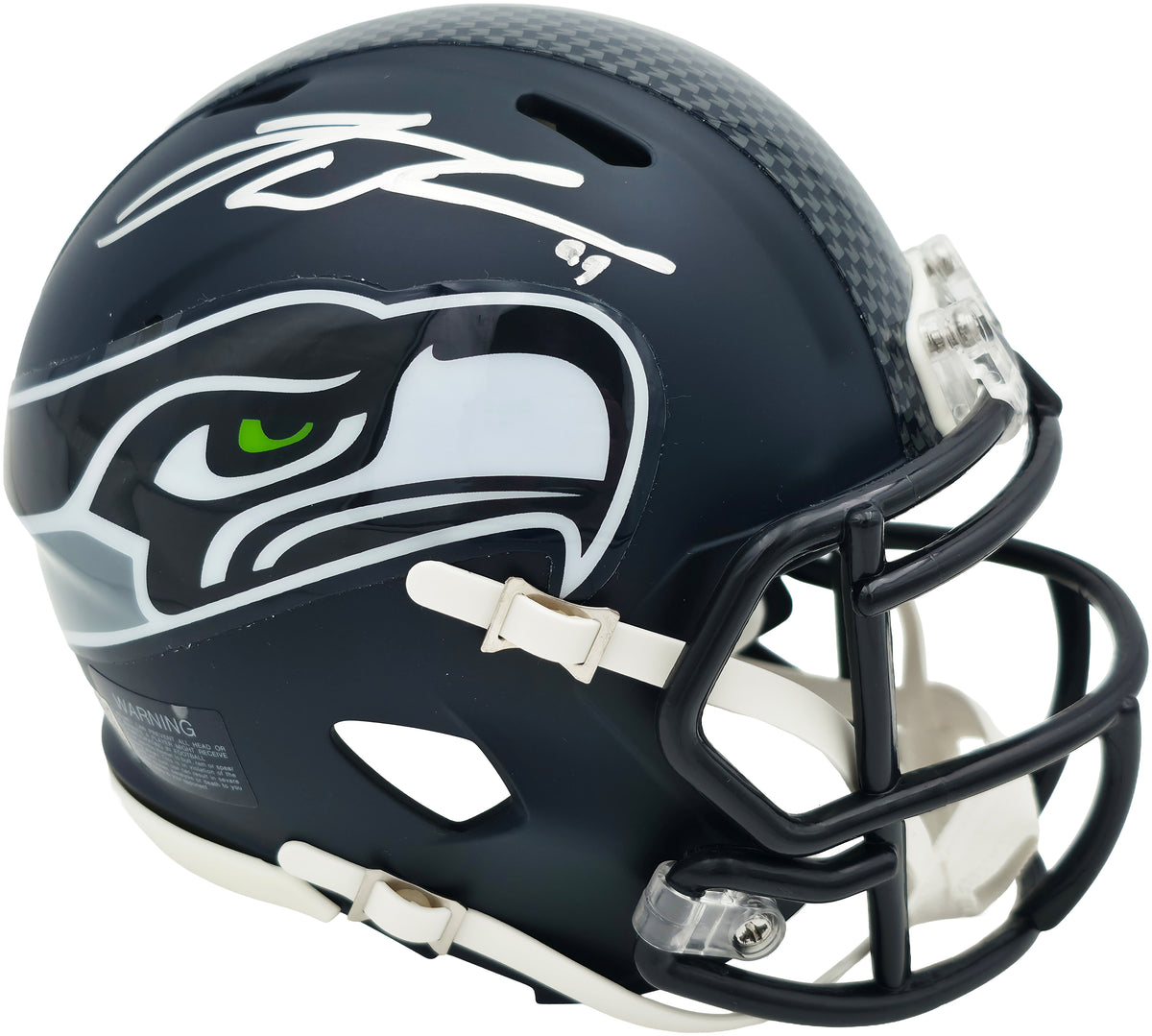Leonard Williams Autographed Seattle Seahawks Blue Speed Mini Helmet Grad Witness Stock #268196