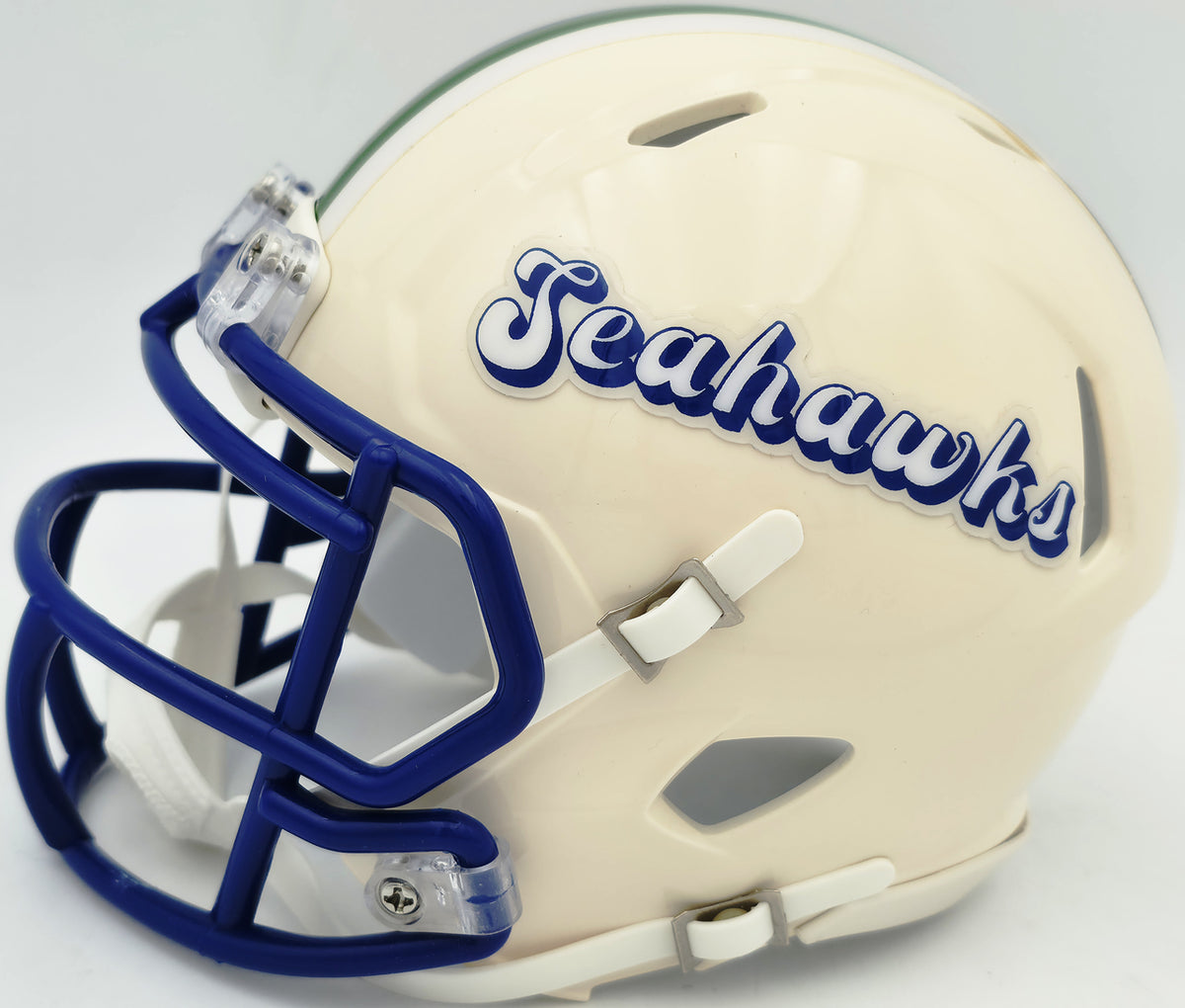 Leonard Williams Autographed Seattle Seahawks Cream Retro Speed Mini Helmet Grad Witness Stock #268197